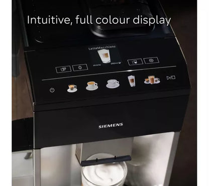 Magnifica Evo Next ECAM312.80.TB, Automatic Coffee Machine With Automatic Milk Frother, Bean To Cup Coffee and Cappuccino Machine with Intuitive Touch Display, Black/Titanium